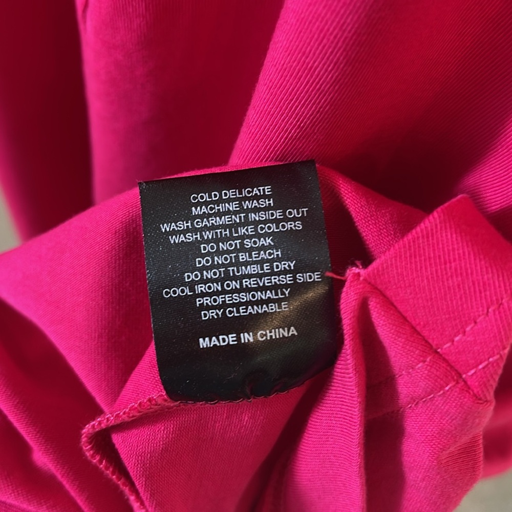 Cynthia Rowley Womens Red Halter Handkerchief Style Dress Size Medium NWT - Picture 15 of 15